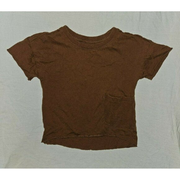 Art Class Brown Pocket Tee 2t - Picture 1 of 6